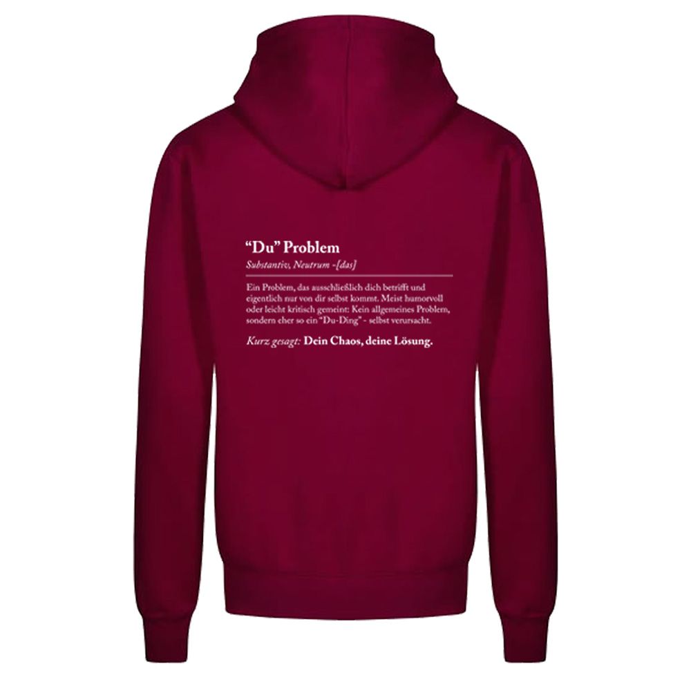 Du Problem Premium Hoodie – Bild 2
