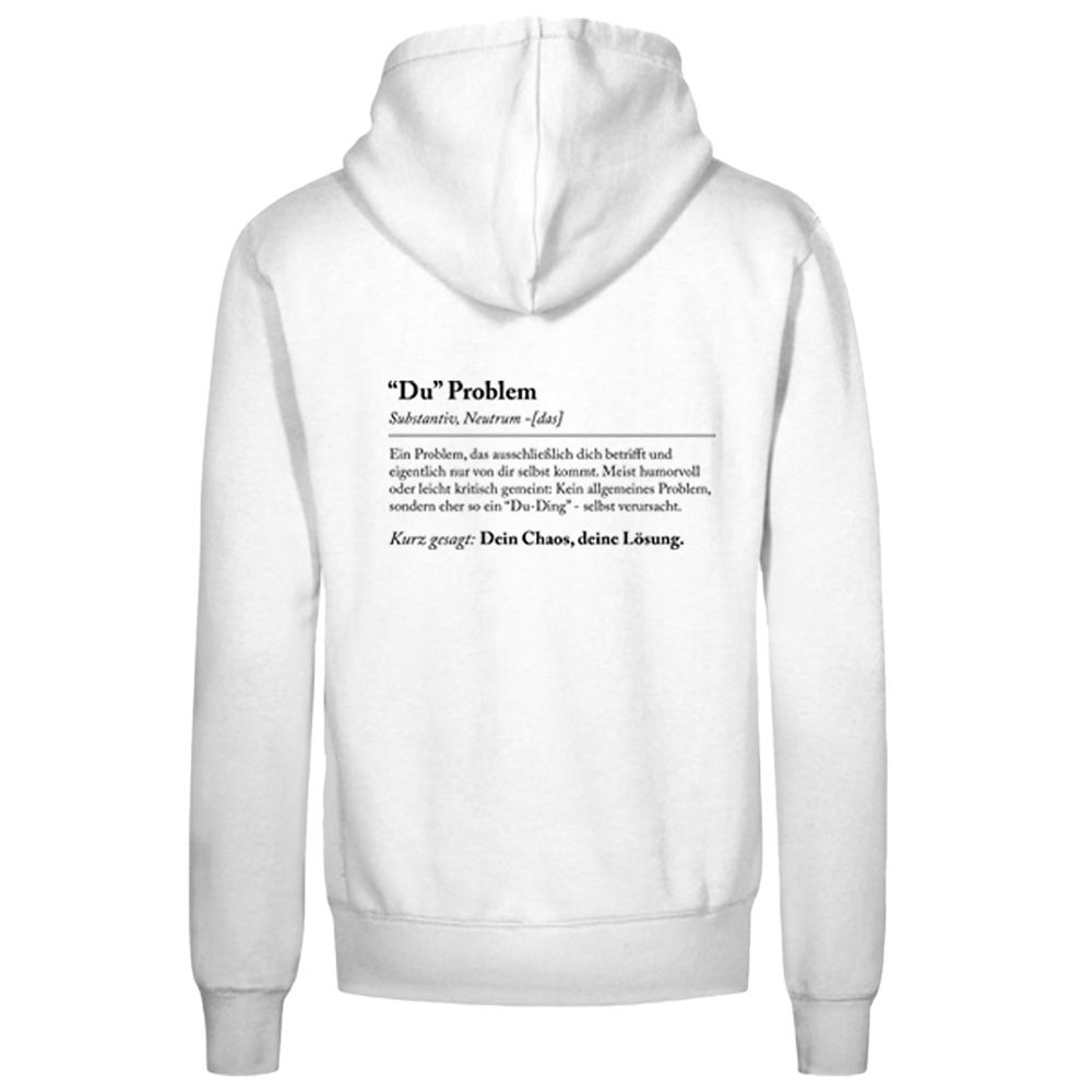 Du Problem Premium Hoodie – Bild 6