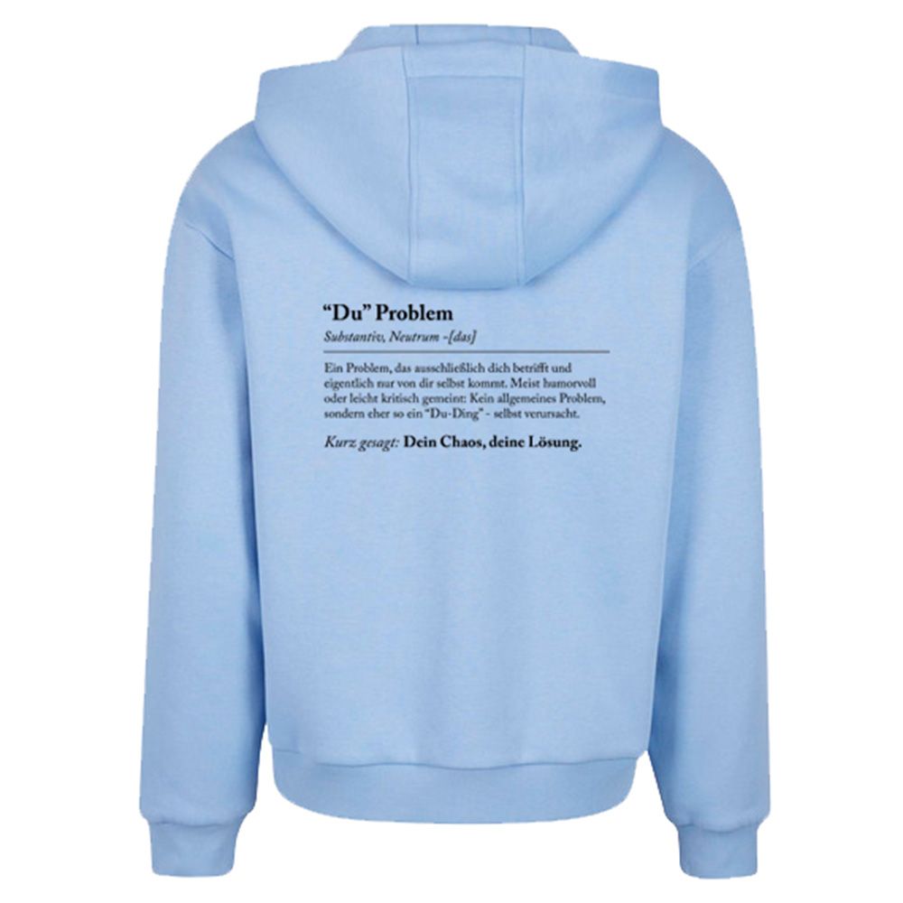 Du ProblemFluffy Zip Hoodie – Bild 2