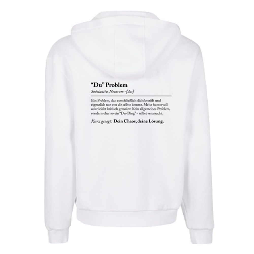 Du ProblemFluffy Zip Hoodie – Bild 4