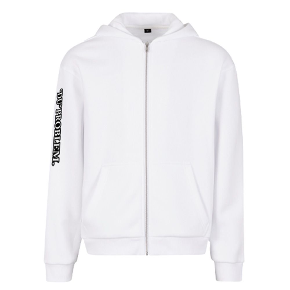 Du ProblemFluffy Zip Hoodie – Bild 3